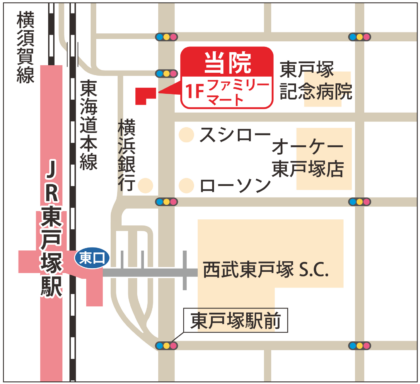 東戸塚わたなべ内科・消化器さま_地図